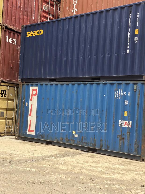 Empty Shipping Containers - main view