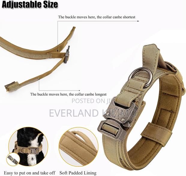 Strong Tactical Dog Collar –Perfect for Active Dogs
