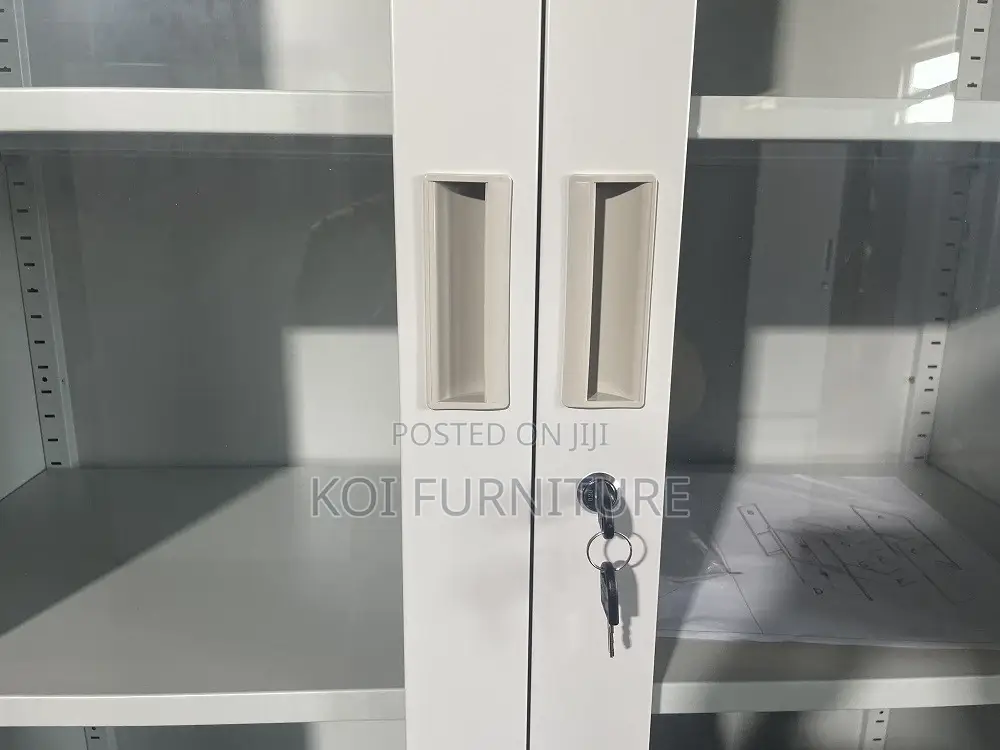 Office Cabinet; Steel Gray Office Cabinet for Filing