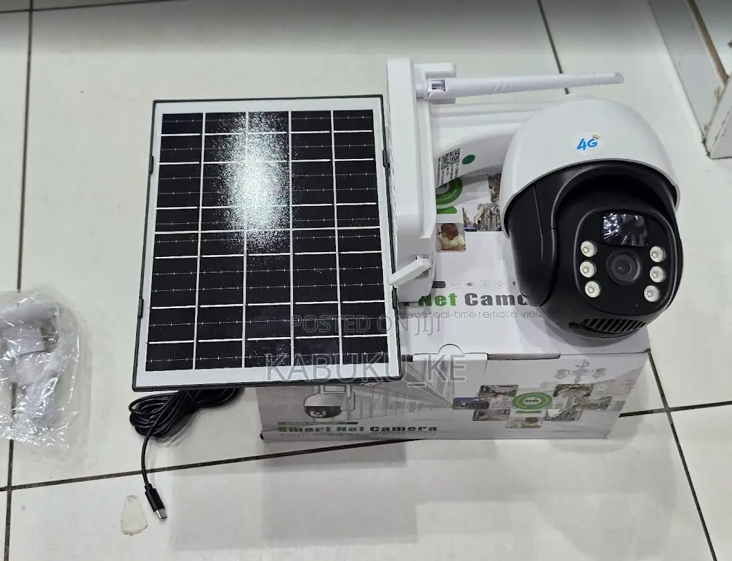 4g V380 Single Lens Solar Camera With Simcard Slot