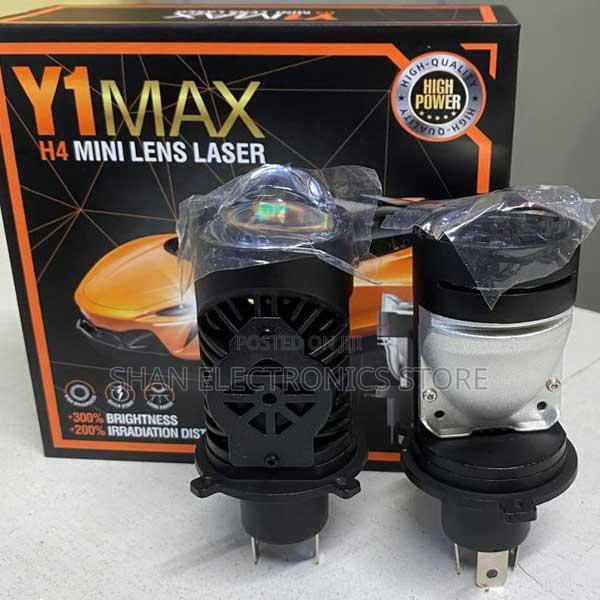 H4 Led Mini Projector Hi/Lo Beam Headlight Super Bright 12v24v