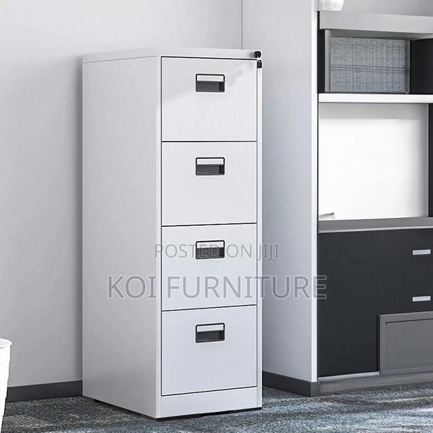 Office Cabinet; Four Drawers Gray Office Cabinet - thumbnail 9