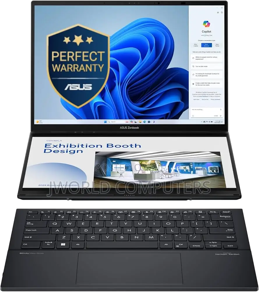 New Laptop Asus Zenbook Duo 14 32GB Intel Core Ultra 9 SSD 2T