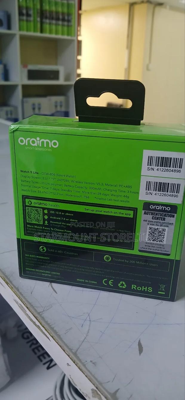 Oraimo Watch 5 Lite Osw-804 - thumbnail 2