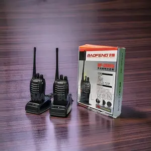 Space Efficient Baofeng Bf-888s Walkie Talkie Radio Calls- 2 Pieces