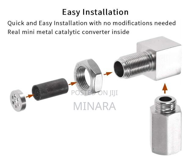 1 Pc, 90 Degree Angled Oxygen Sensor Spacer, 02 Adapter,Cat Converter - thumbnail 3