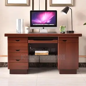 Office Desk; Classy 140cm Mahogany Executive Office Desk