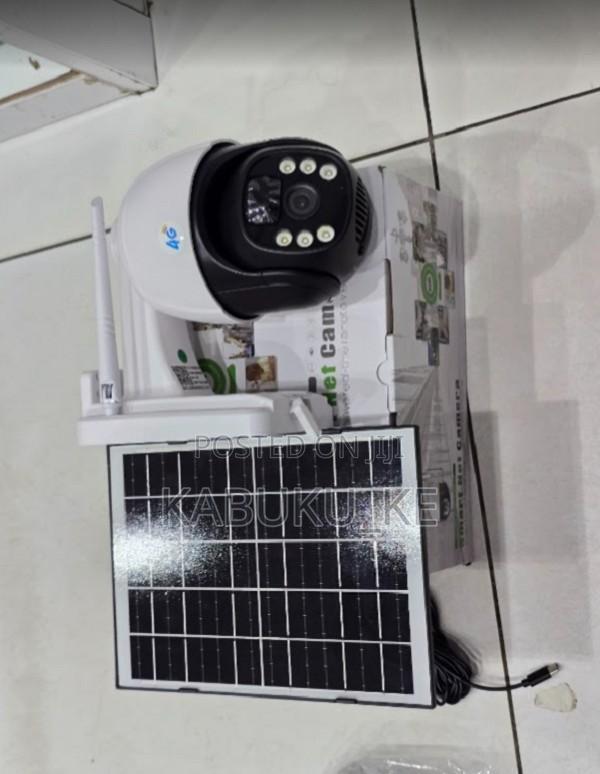 Solar Powered Ptz Solar Camera V380 Outdoor-4g With Simcard Enabled