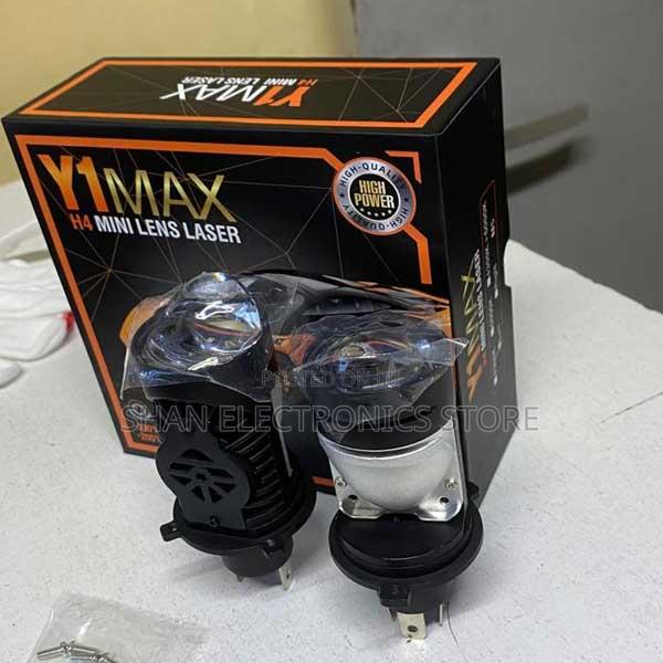 Universal Y1 Lens Headlights H4 Hi/Lo Beam Projector Headlight - main view