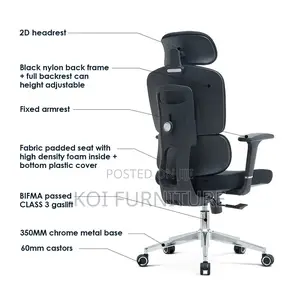 Office Chair; Orthopedic High Back Chair