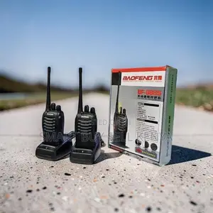 Security Long Range Baofeng Bf-888s Walkie Talkie Radio Calls 2 Pieces