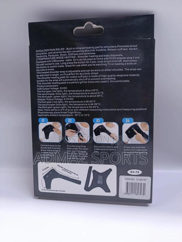 Shoulder Support And Heating Pad - thumbnail 3