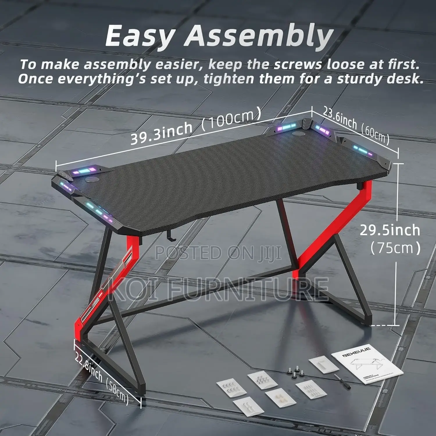 Office Desk; Generic Home Office Computing Desk