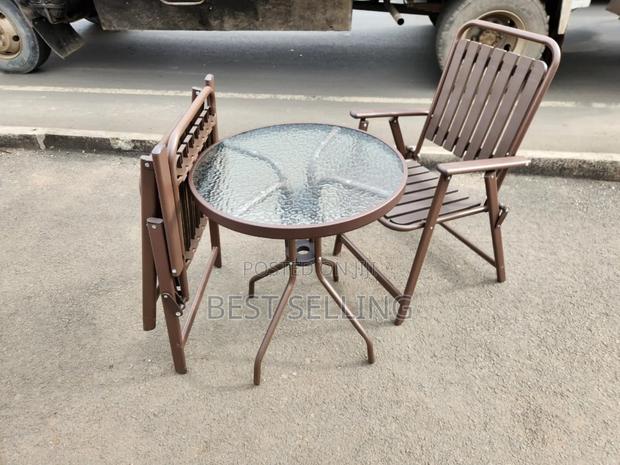 Outdoor Table and Folderble Outdoor Chair
