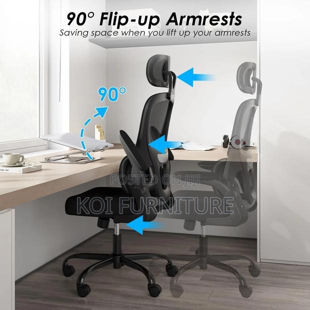 Office Chairs; Ergonomic High Backrest Office Chairs - thumbnail 5