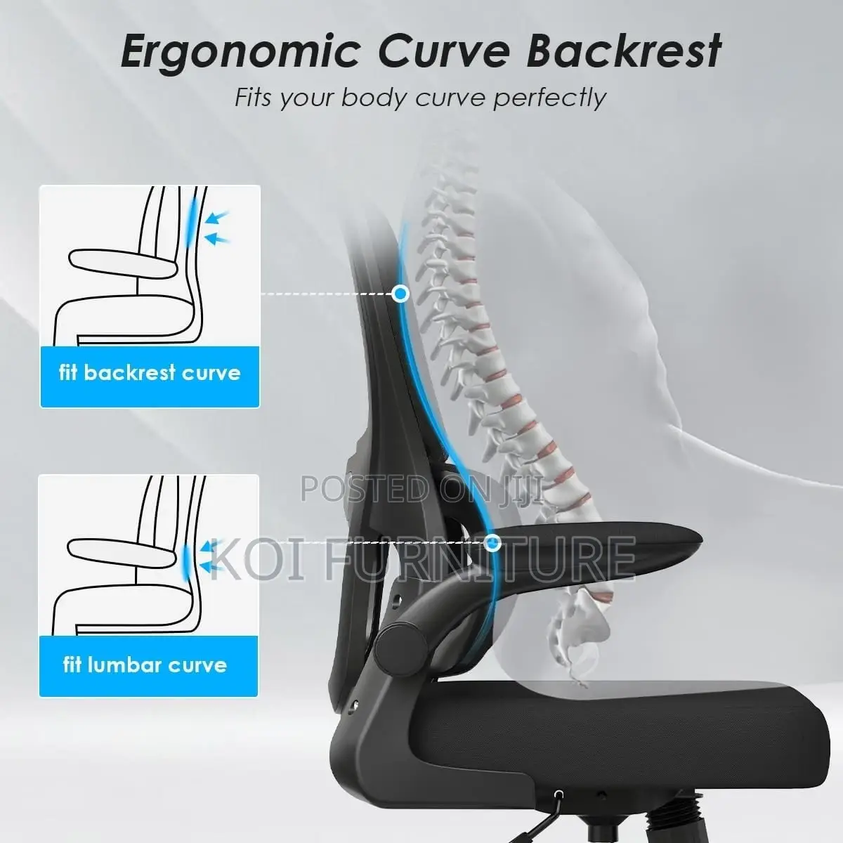 Office Chairs; Ergonomic High Backrest Office Chairs