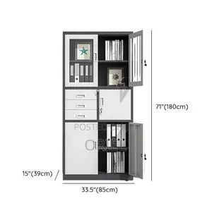 Office Cabinet :2-Door Office Filling Cabinet With Inbuilt Secure Safe