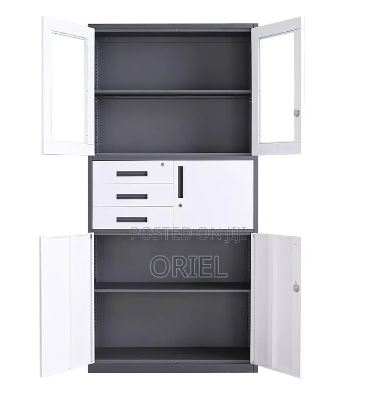 Office Cabinet :2-Door Office Filling Cabinet With Inbuilt Secure Safe
