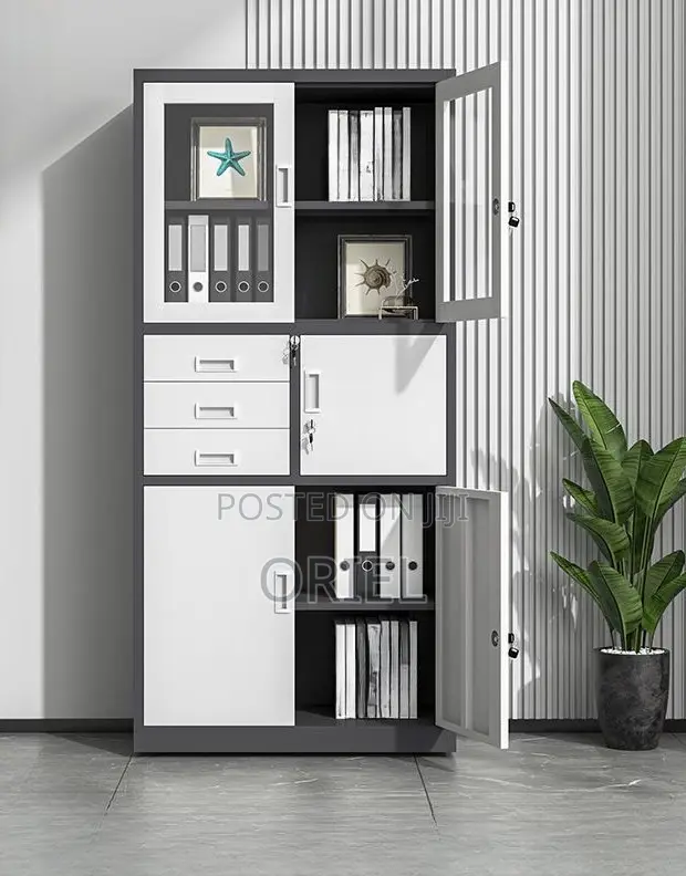 Office Cabinet :2-Door Office Filling Cabinet With Inbuilt Secure Safe