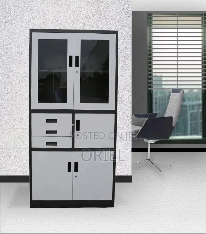 Office Cabinet :2-Door Office Filling Cabinet With Inbuilt Secure Safe