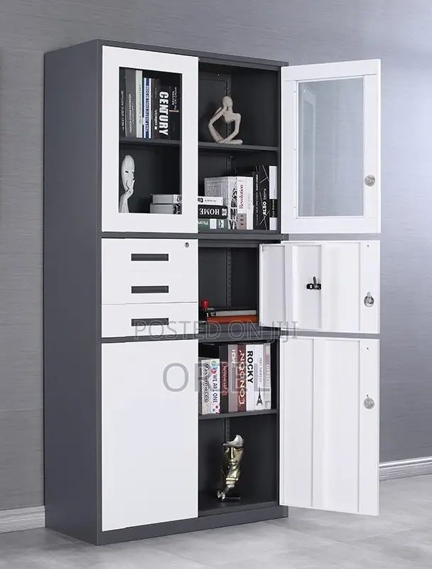Office Cabinet :2-Door Office Filling Cabinet With Inbuilt Secure Safe