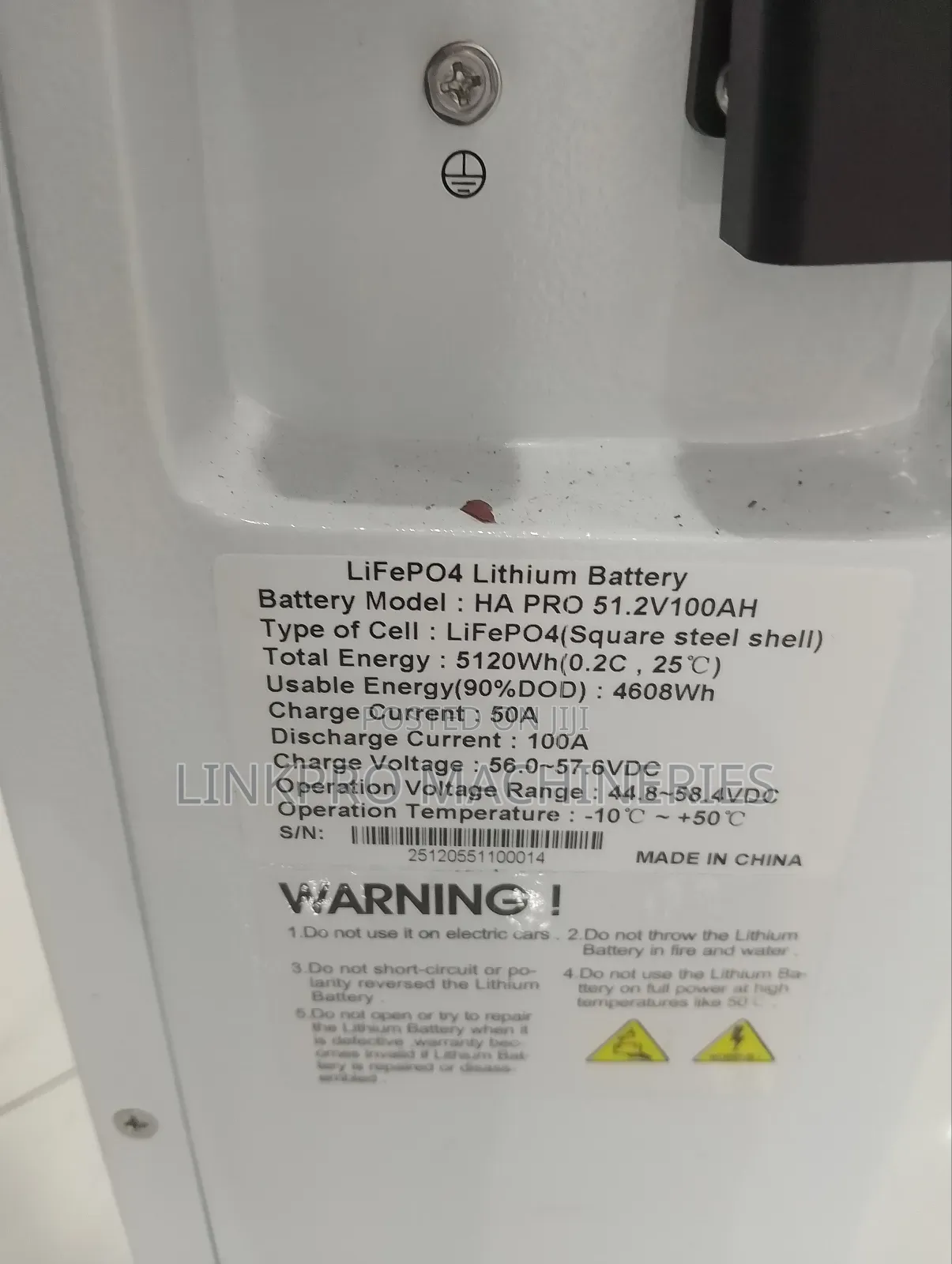 5kw 100ah Redsun Lithium Battery
