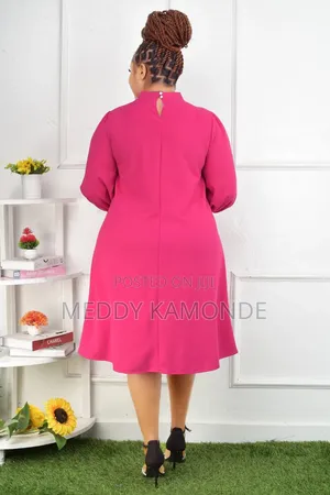 Maroon Elegant Shift Dress