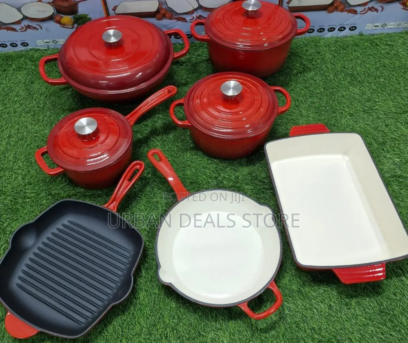 11 Pieces Original Cast Iron