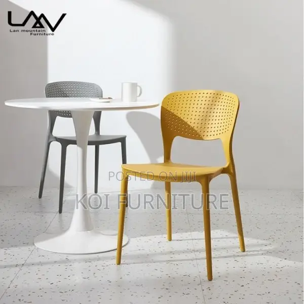 Dining Chairs; Nordic Plastic Dining Chair