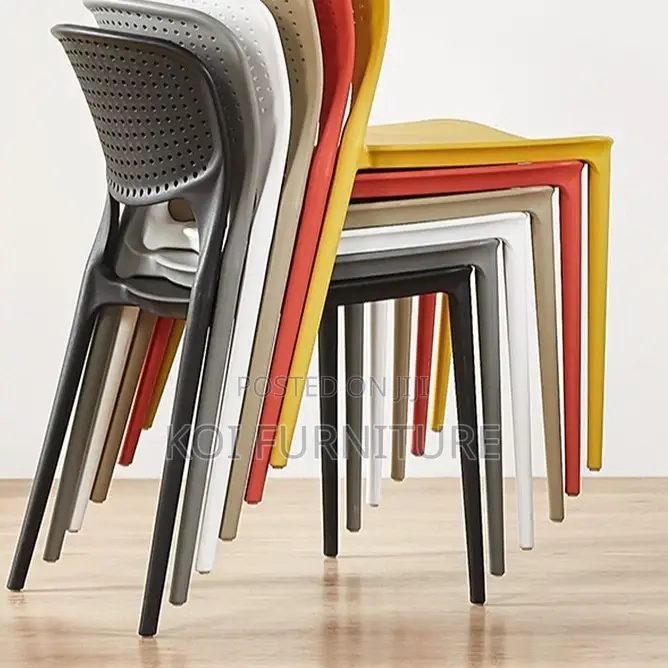 Dining Chairs; Nordic Plastic Dining Chair