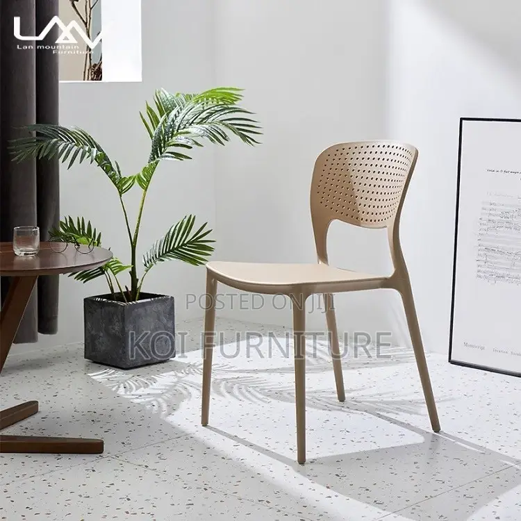 Dining Chairs; Nordic Plastic Dining Chair