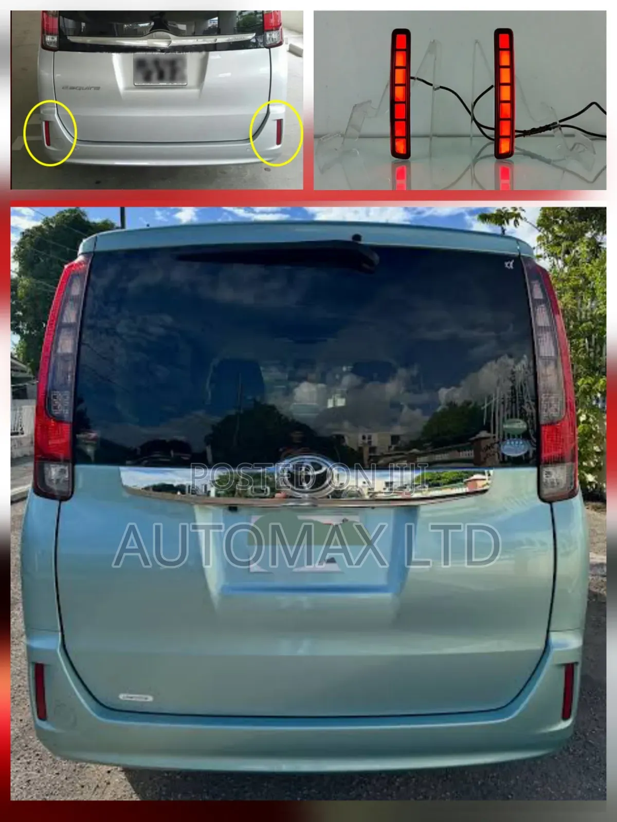 Toyota Noah/Voxy/Esquire Rear Bumper Led (2pcs)