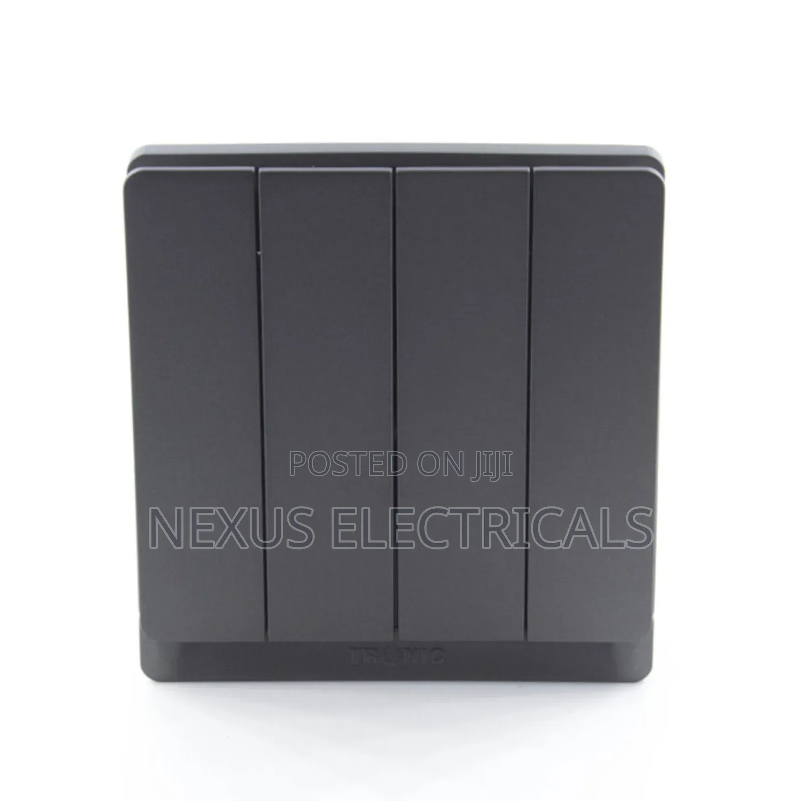 Vip 4 Gang 2 Way Switch Black