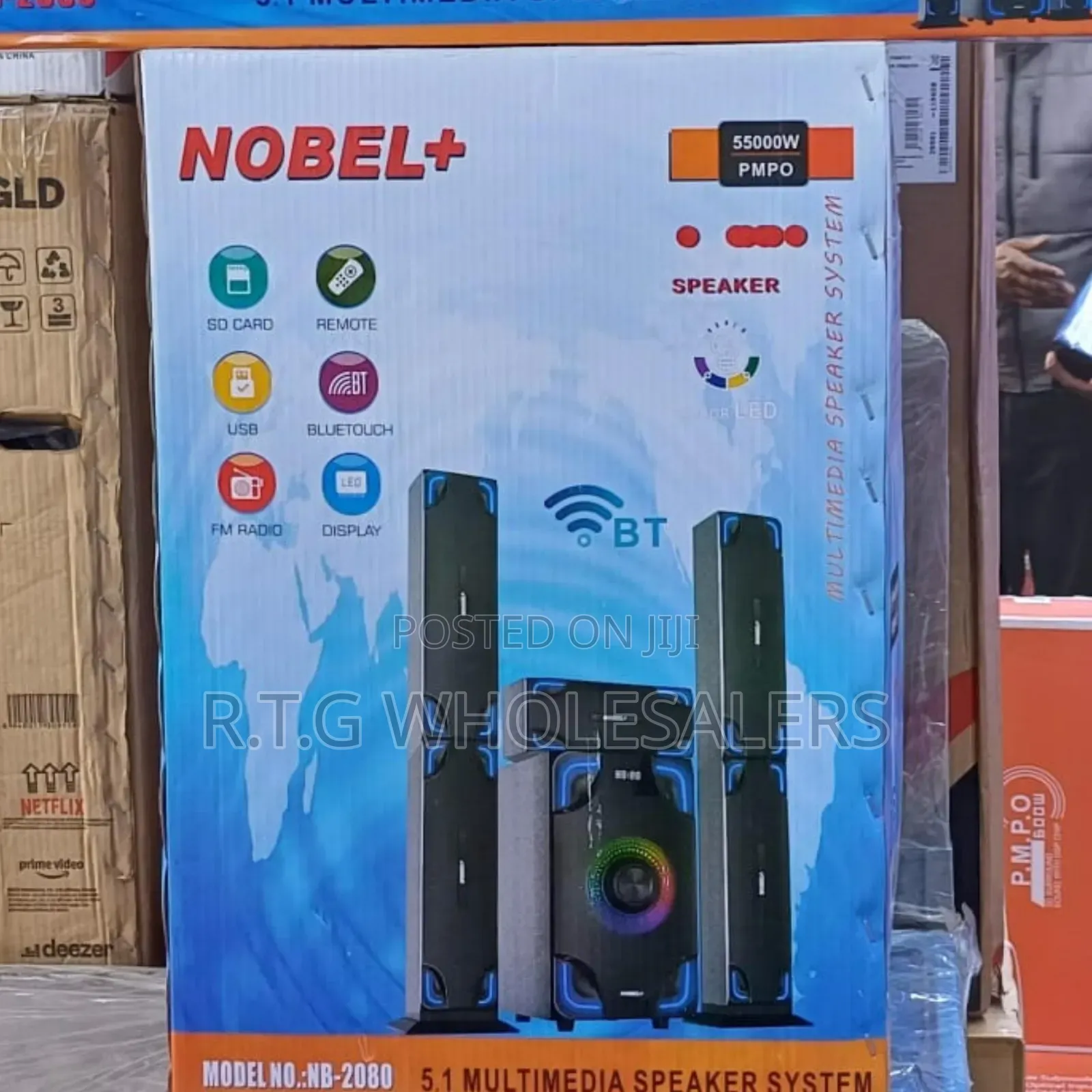 Nobel NBW Pmpo Tall Boy Bluetooth Home Theater