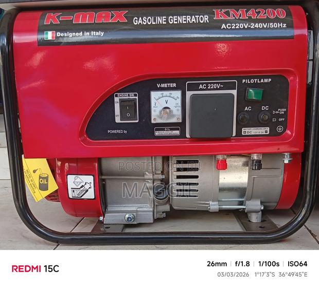 K-Max Gasoline Generator Km4200