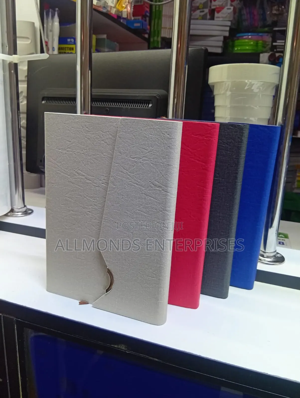 A5 Notebook With Soft Leather Cover- 4 Colors