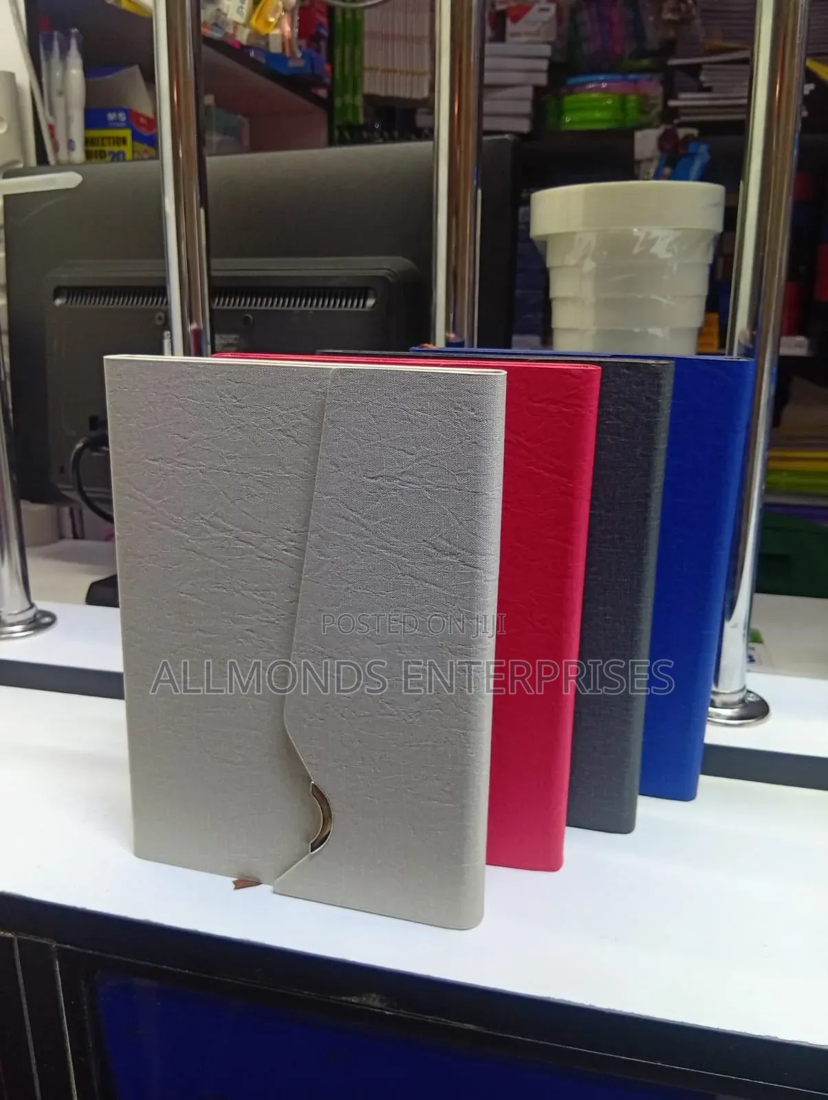 A5 Notebook With Soft Leather Cover- 4 Colors