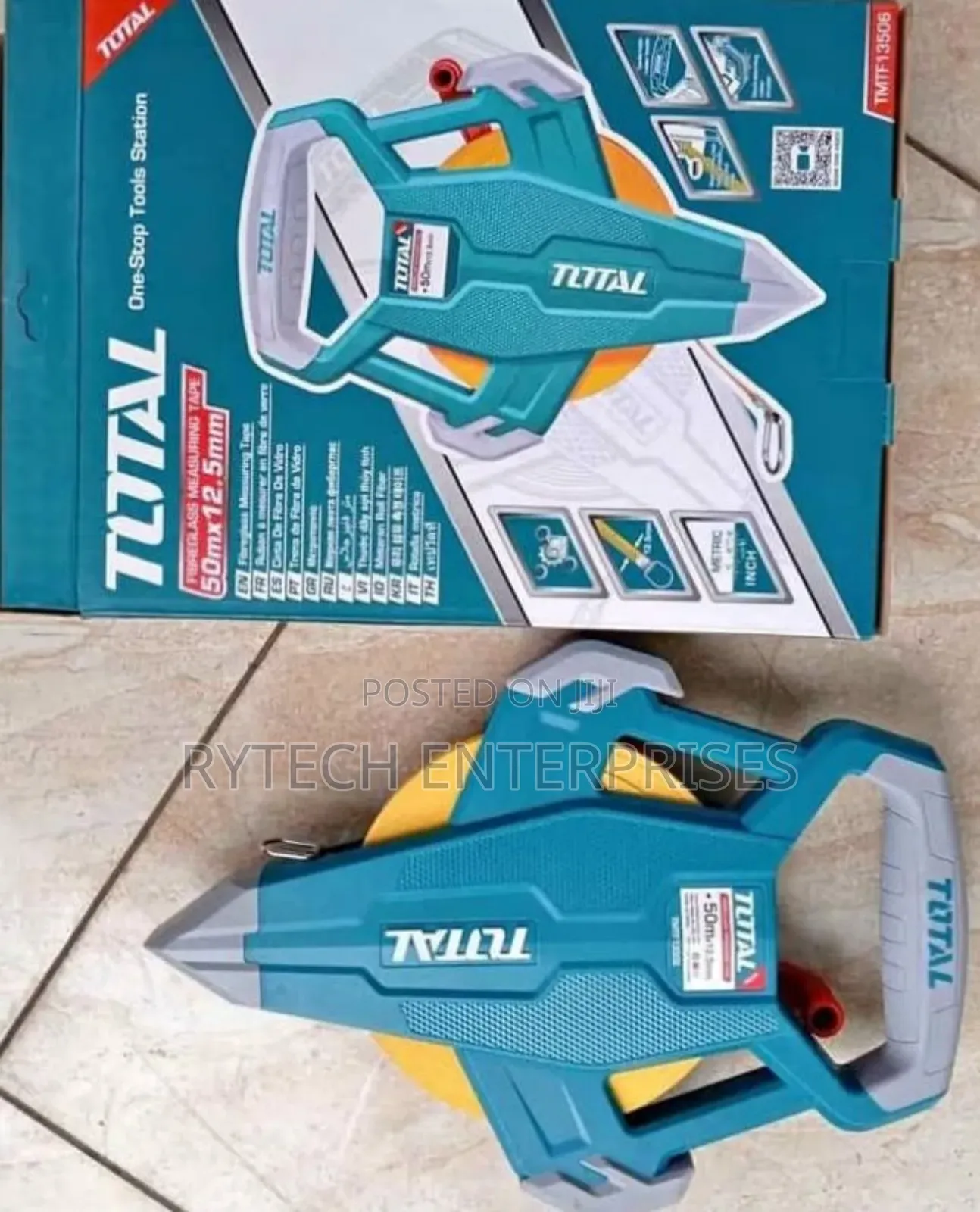 Total Fibre Glass Measuring Tape 50meters