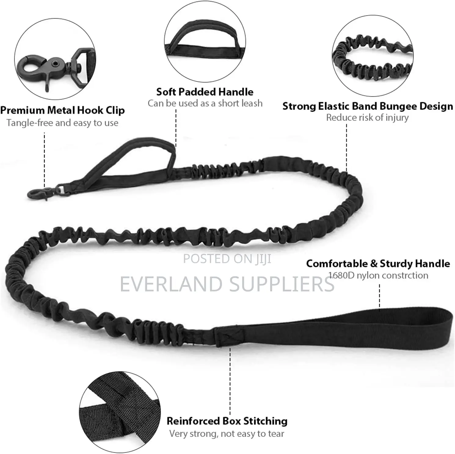 Heavy-Duty Tactical Dog Leash
