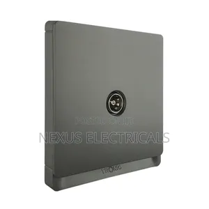 Vip Grey Tv Socket – Screwless Design With Modern Finish