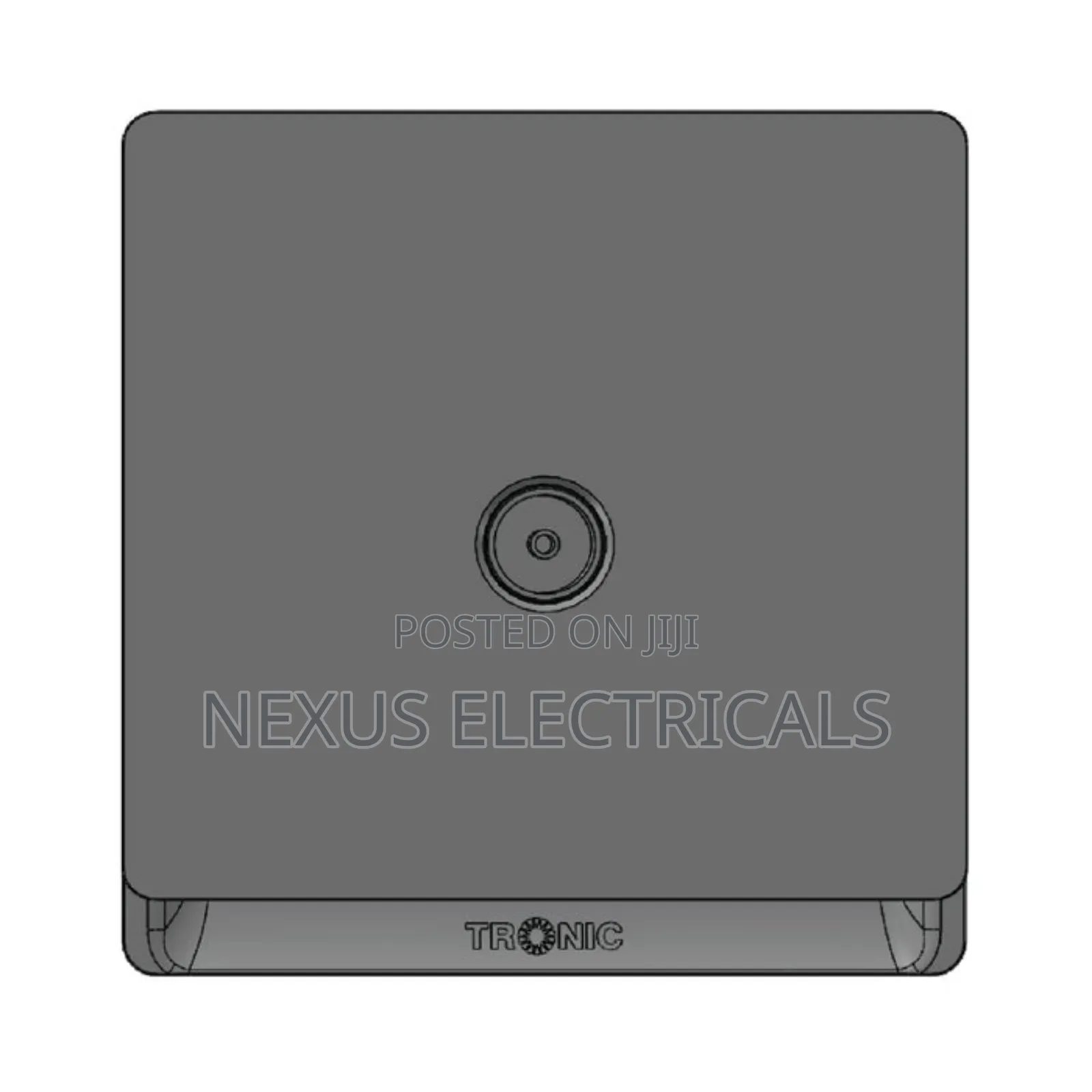 Vip Grey Tv Socket – Screwless Design With Modern Finish
