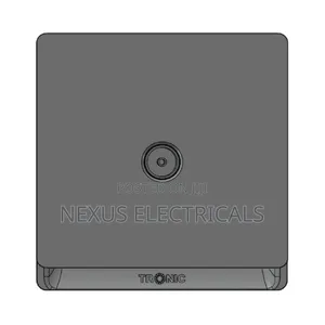 Vip Grey Tv Socket – Screwless Design With Modern Finish
