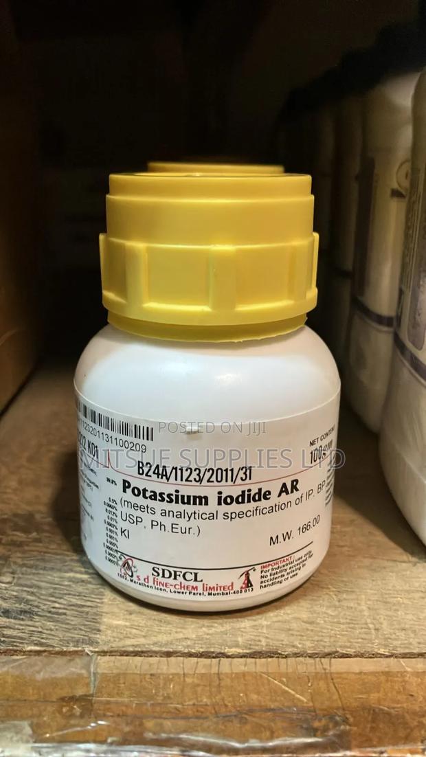 Potassium Iodid 100g For Lab Use - main view