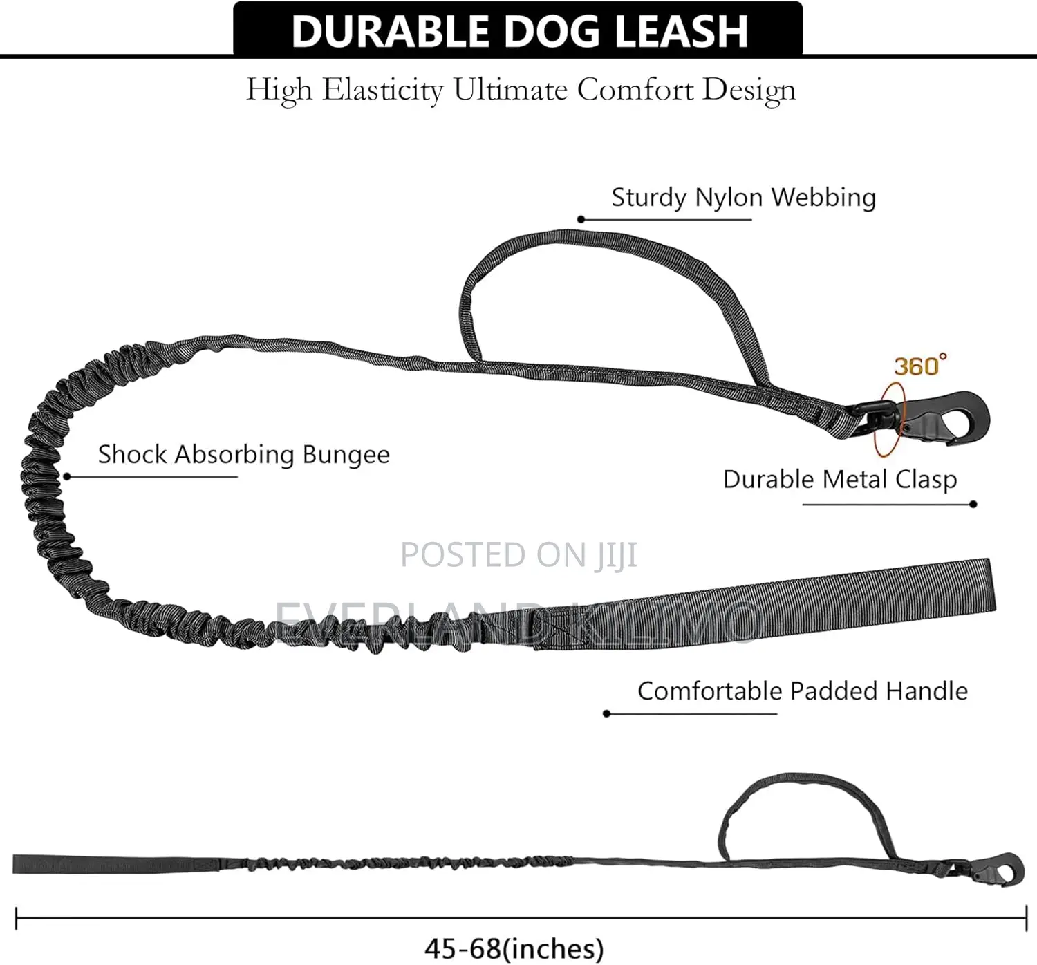 Premium Nylon Tactical Dog Leash