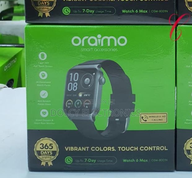 Oraimo Watch 6 Max Osw-8001n Smart Watch