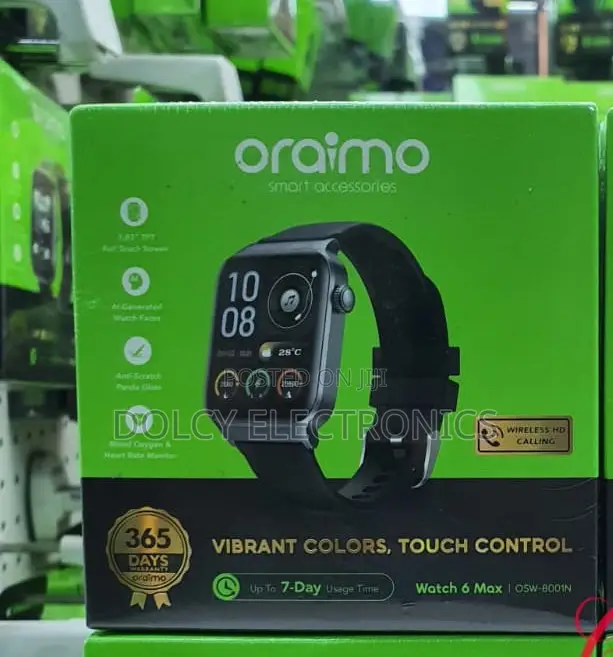 Oraimo Watch 6 Max Osw-8001n Smart Watch