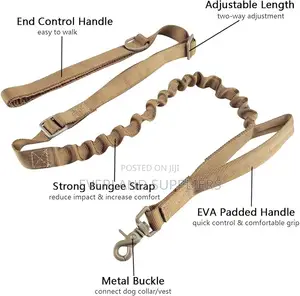 Durable Tactical Leash for Large and Active Dogs