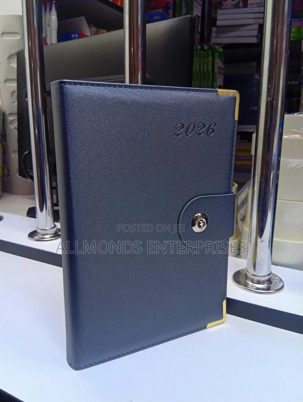 A5 Diary 2026- A Shiny Black Cover - thumbnail 3