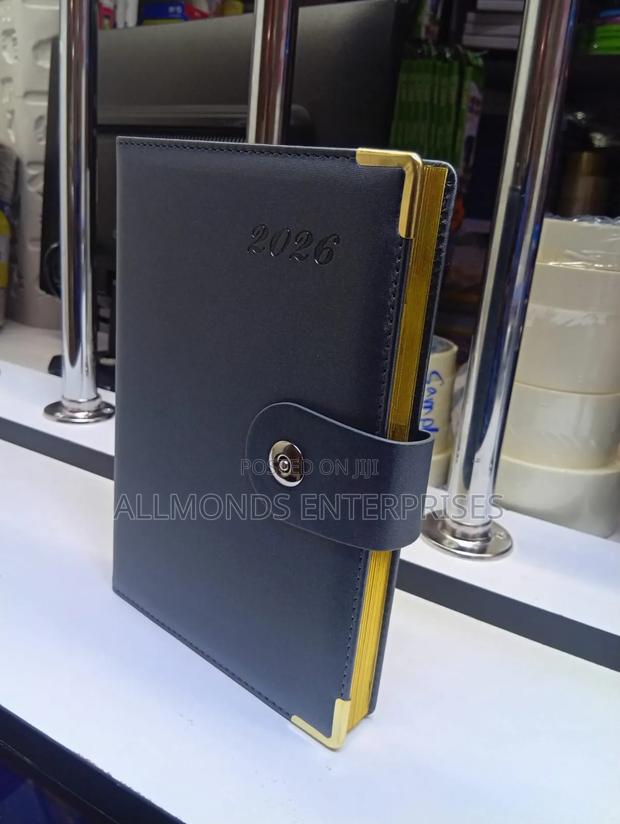 A5 Diary 2026- A Shiny Black Cover - thumbnail 2