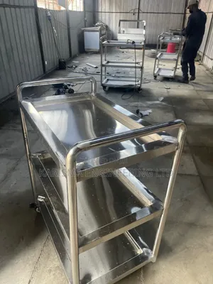 3-Tier Stainless Steel Serving Food Trolley